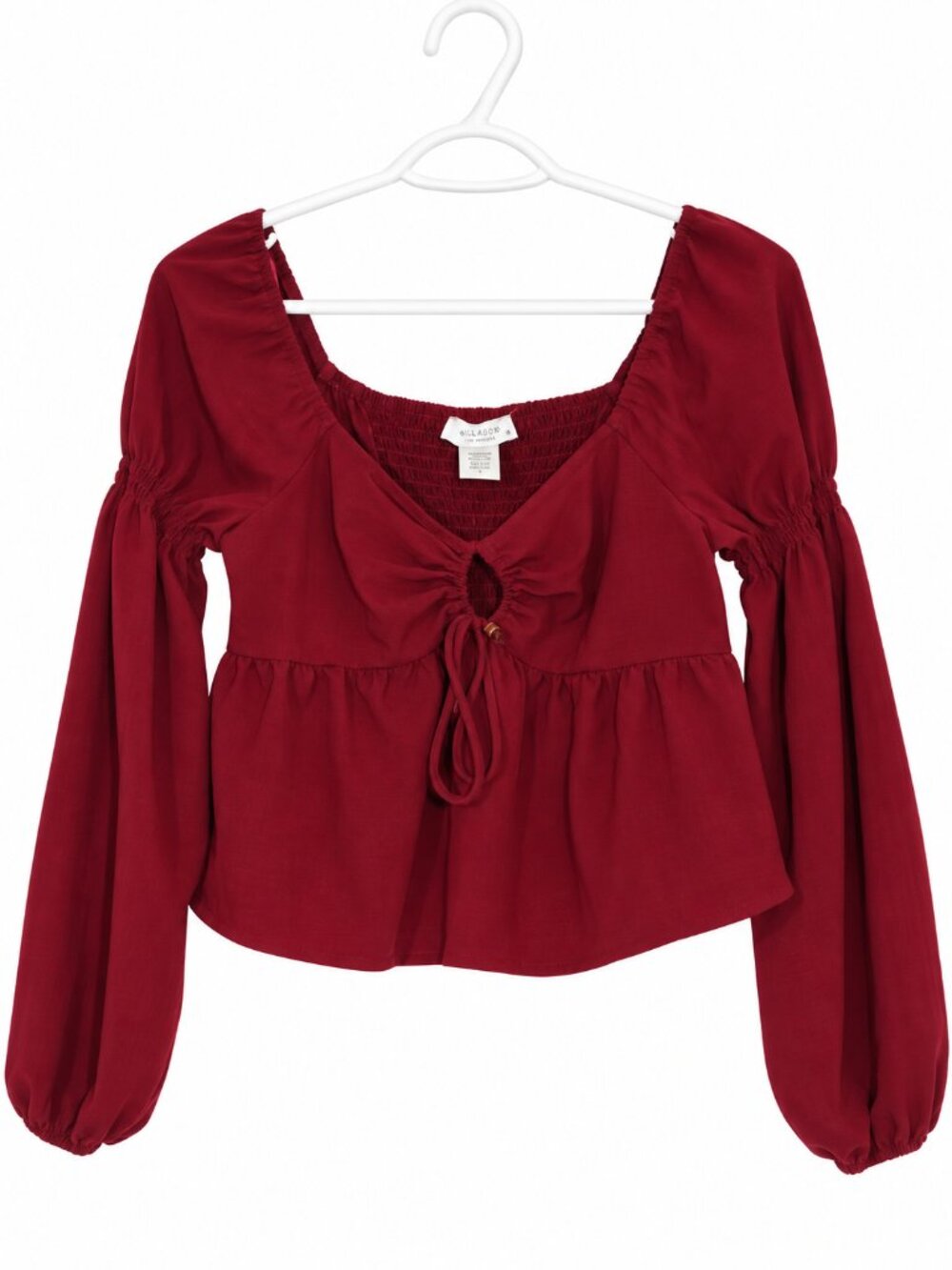 KIRIOUS LOS ANGELES Boho Romantic Babydoll Peasant Cottagecore Blouse Size S
